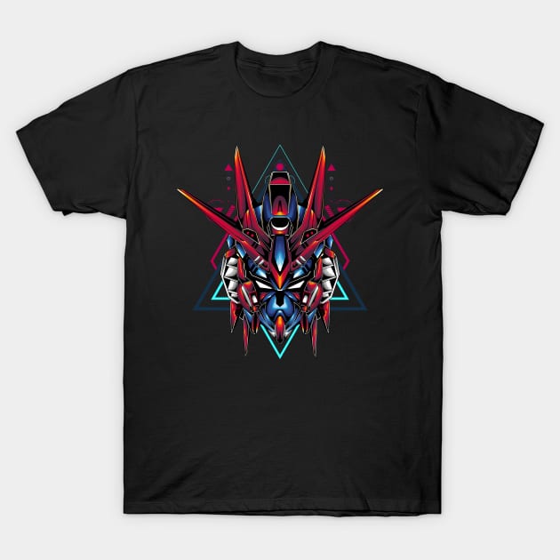 Gundam sacred geometry T-Shirt by secondsyndicate